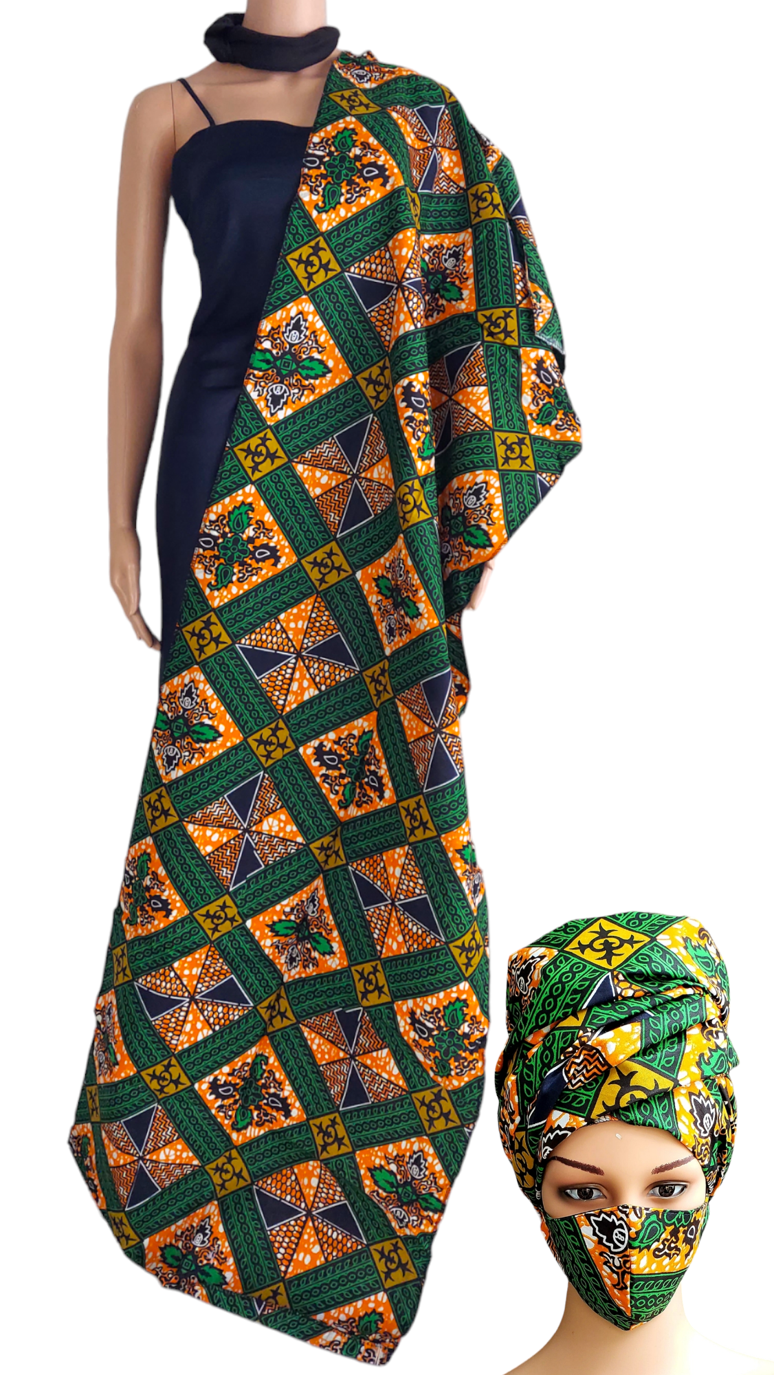 Scarf Headwrap/ African Print