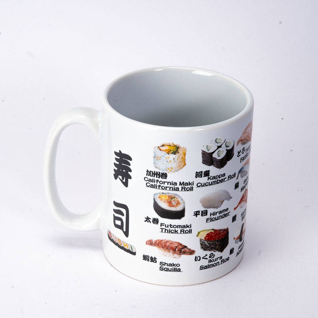 11oz 3.8"H Coffee/Tea Mug Sushi JP (1/48)
