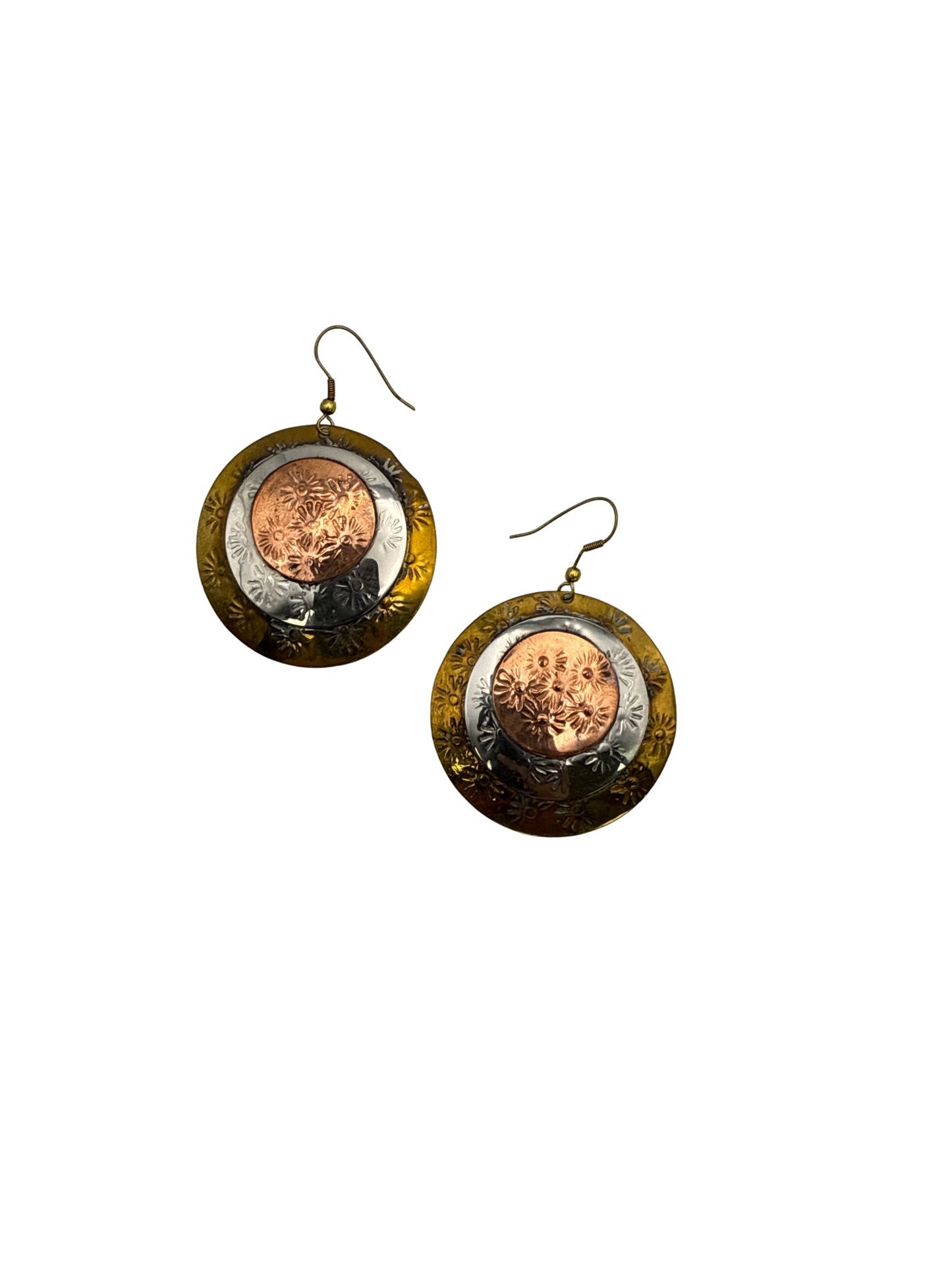 Boho Brass Earrings