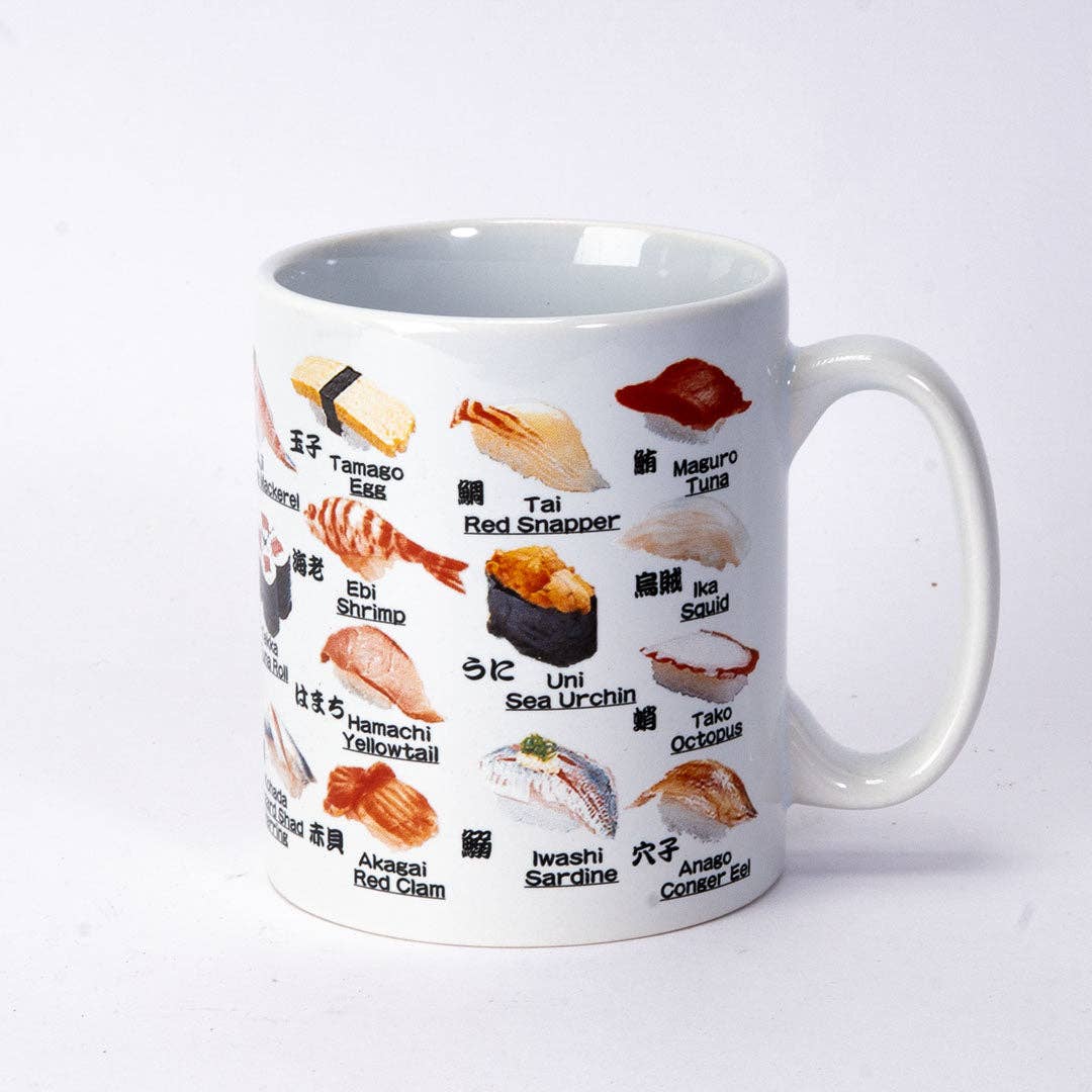 11oz 3.8"H Coffee/Tea Mug Sushi JP (1/48)