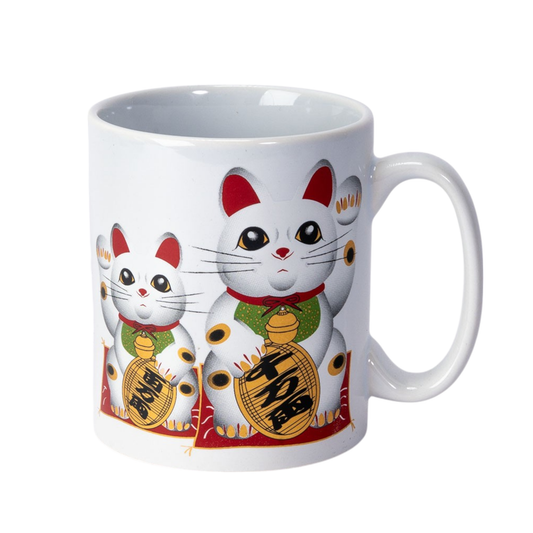 11oz 3.8"H Coffee/Tea Mug Maneki Neko JP (1/48)