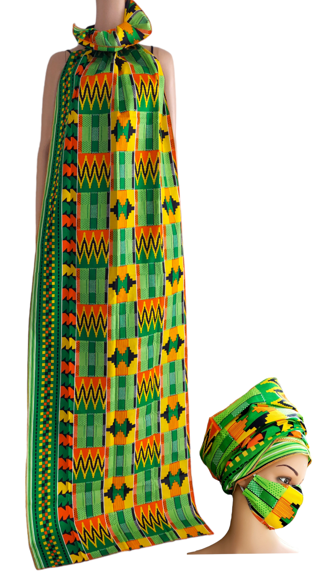 Scarf Headwrap/ African Print9