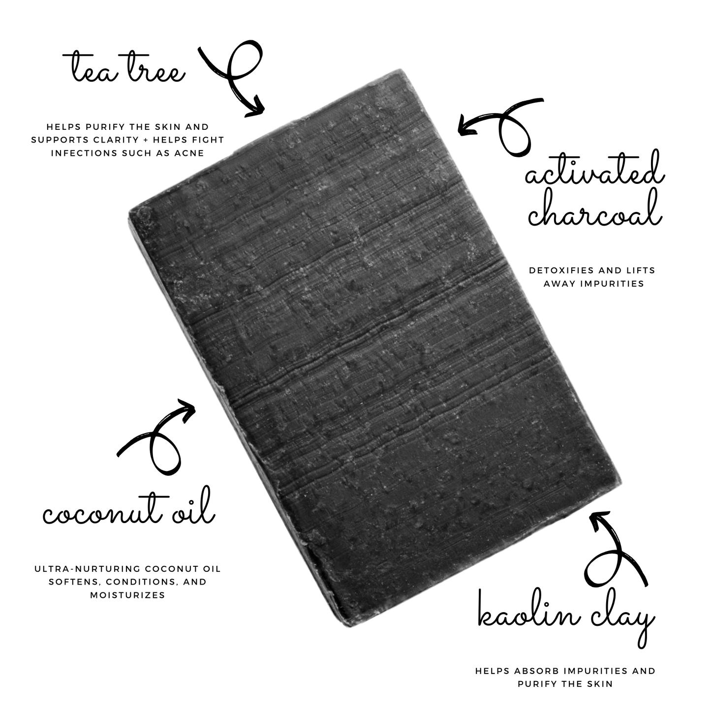 Charcoal Soap For Oily, Combination + Blemish Prone Skin