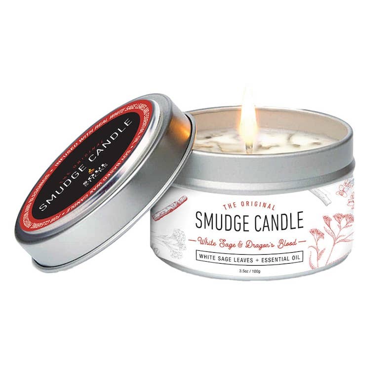 Soul Sticks - Dragon's Blood Sage Smudge Candle (3.5 oz)
