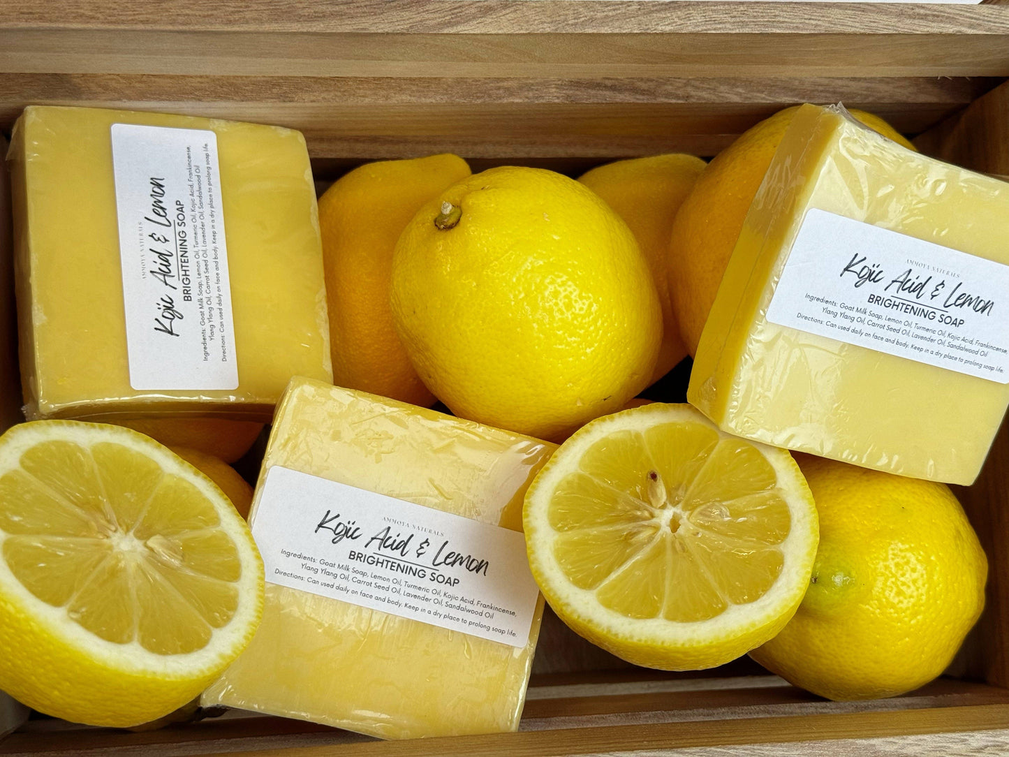 Lemon Kojic Acid Skin Brightening Soap