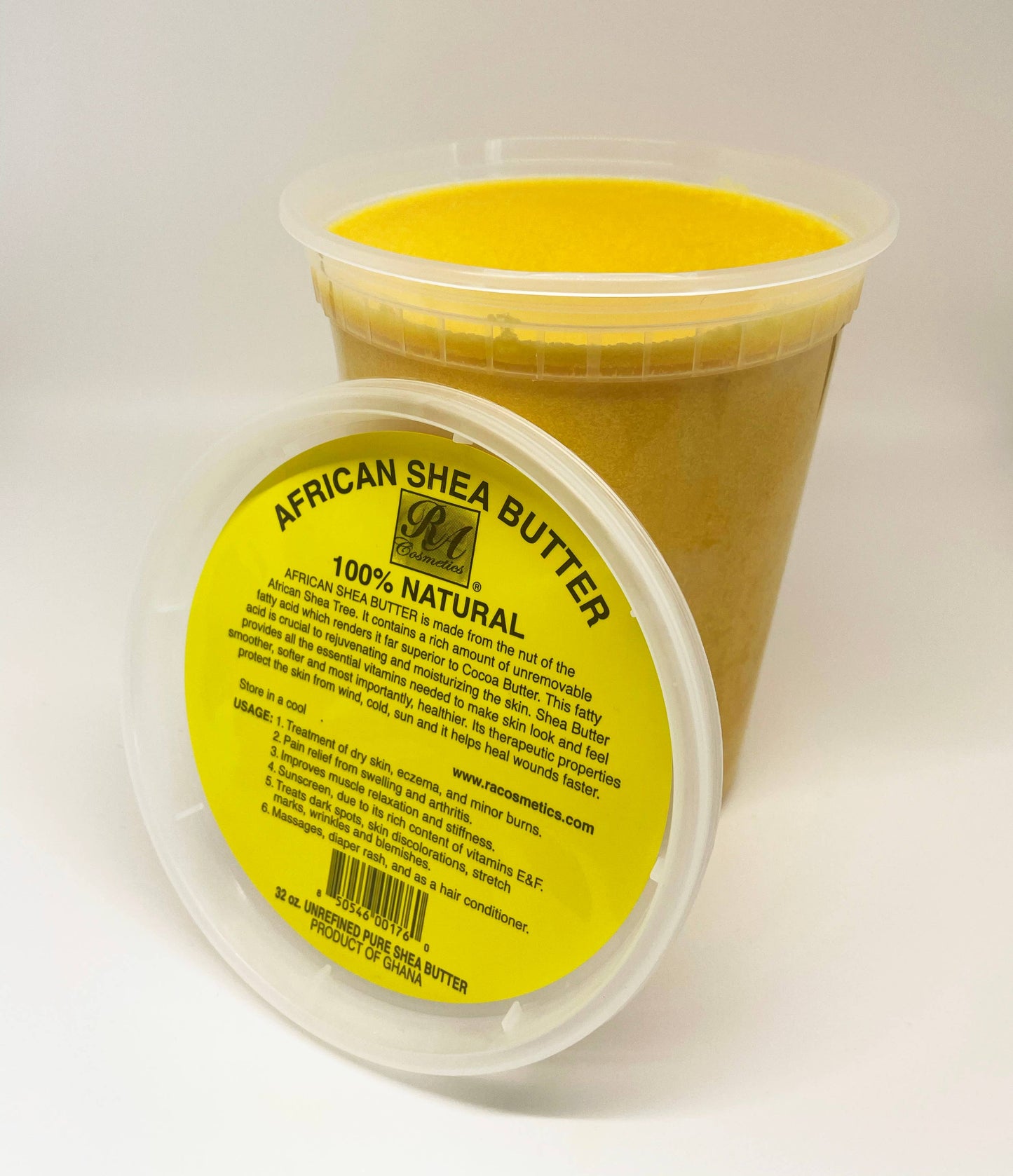 100% African Shea Butter Yellow 32 oz
