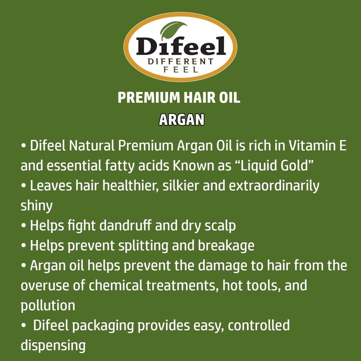 Premium Natural Hair Oil - Argan Oil 8 oz.