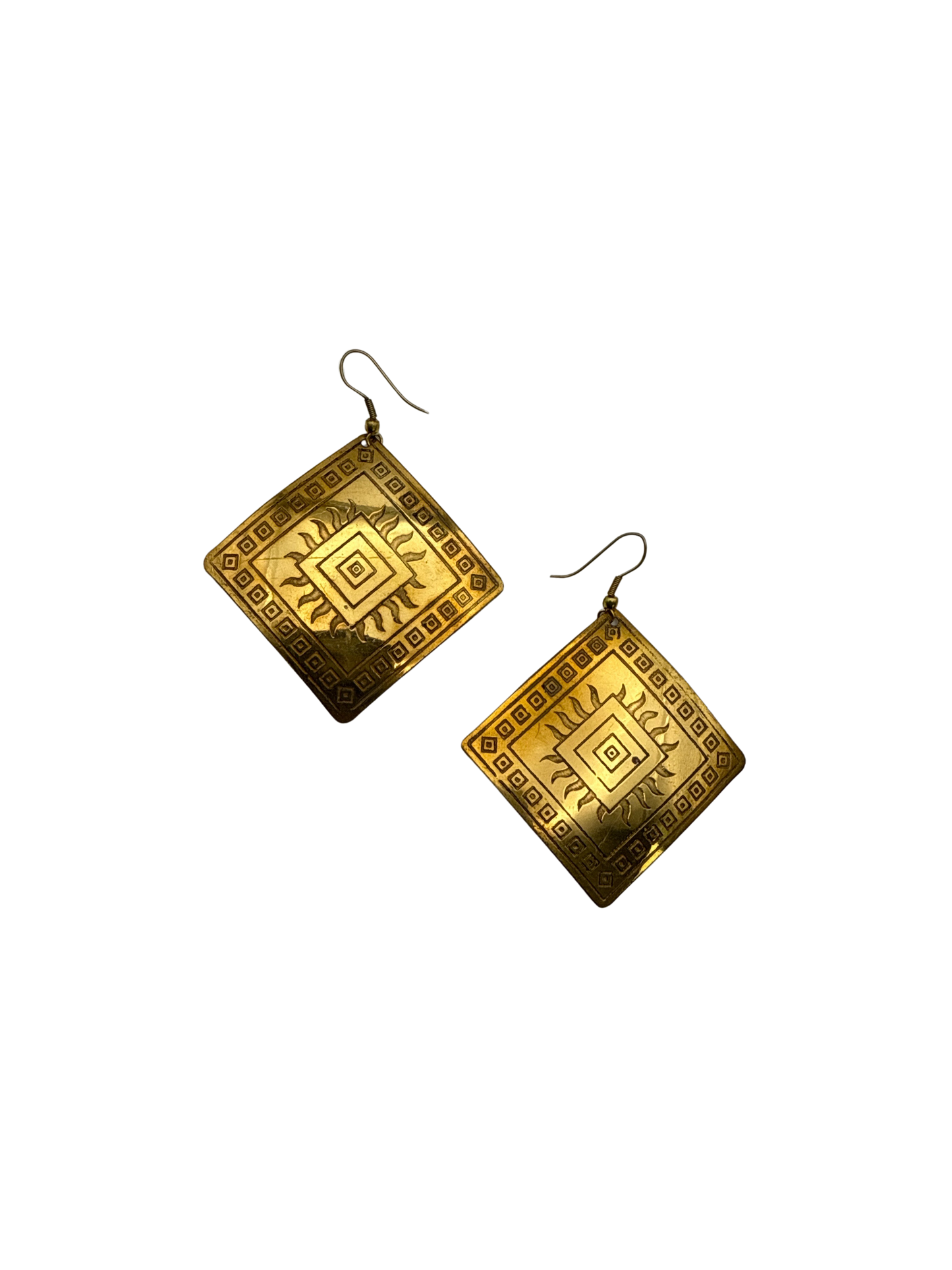 Boho Brass Earrings