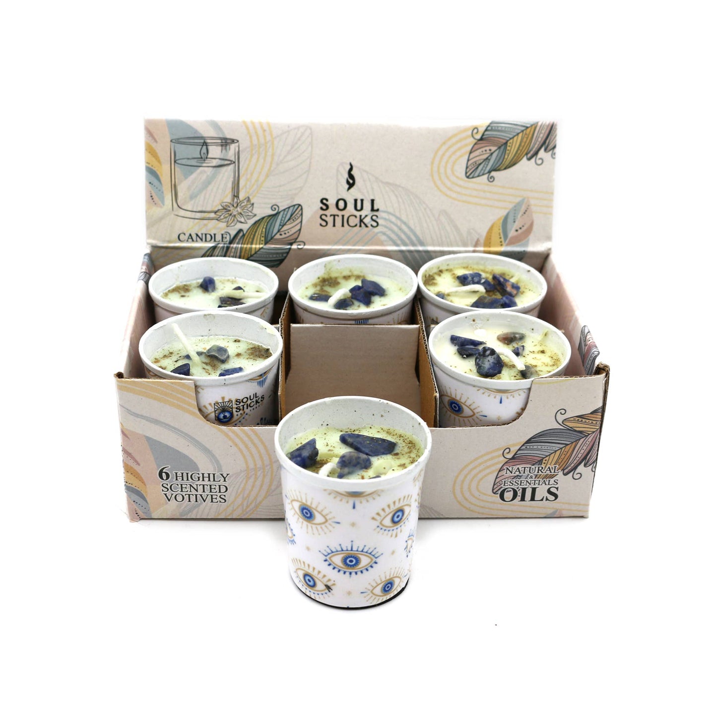 Evil Eye Scented Votive Candles (6)