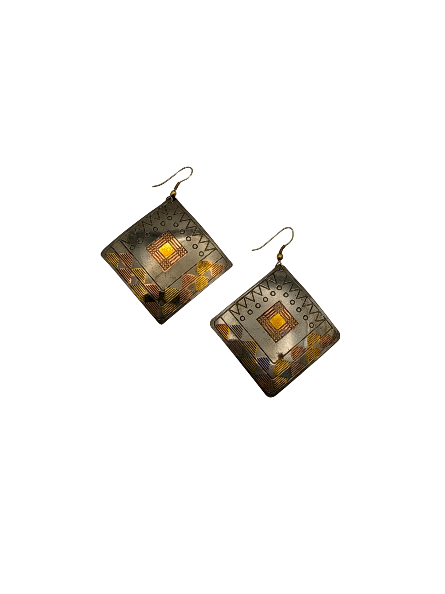 Boho Brass Earrings