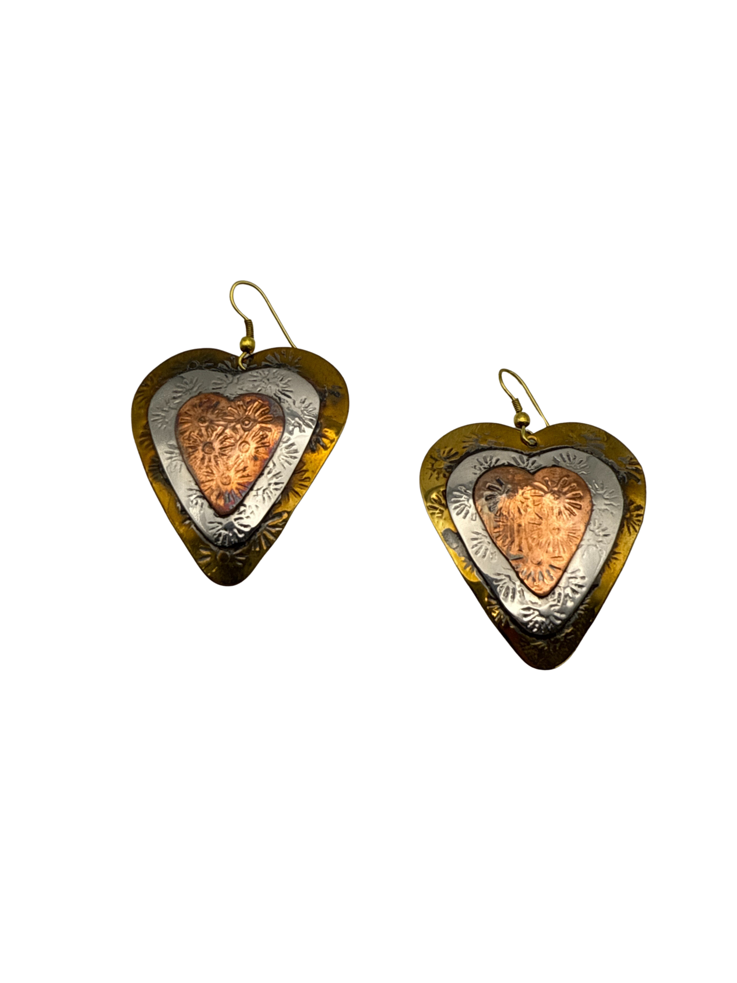 Boho Brass Earrings