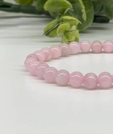 Rose Quartz Stretchable Bracelet 6mm Beads
