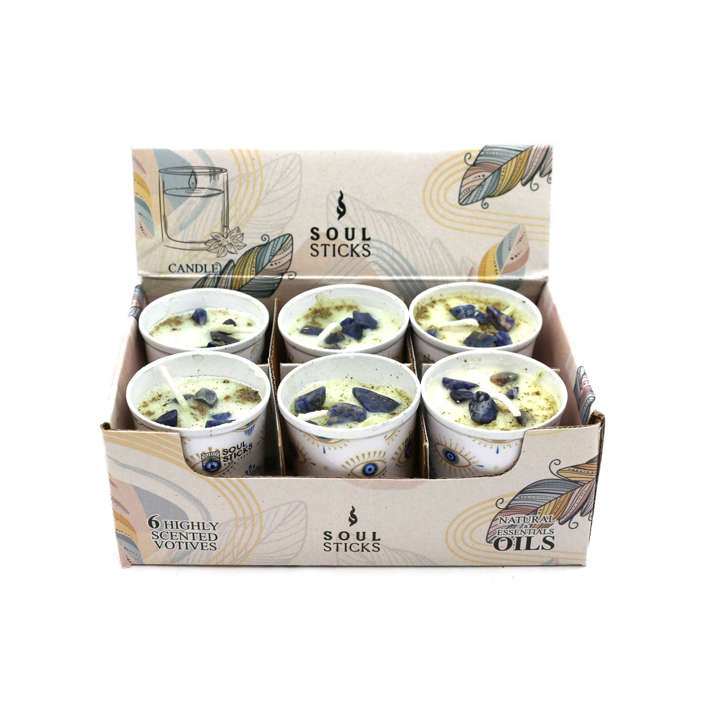 Evil Eye Scented Votive Candles (6)