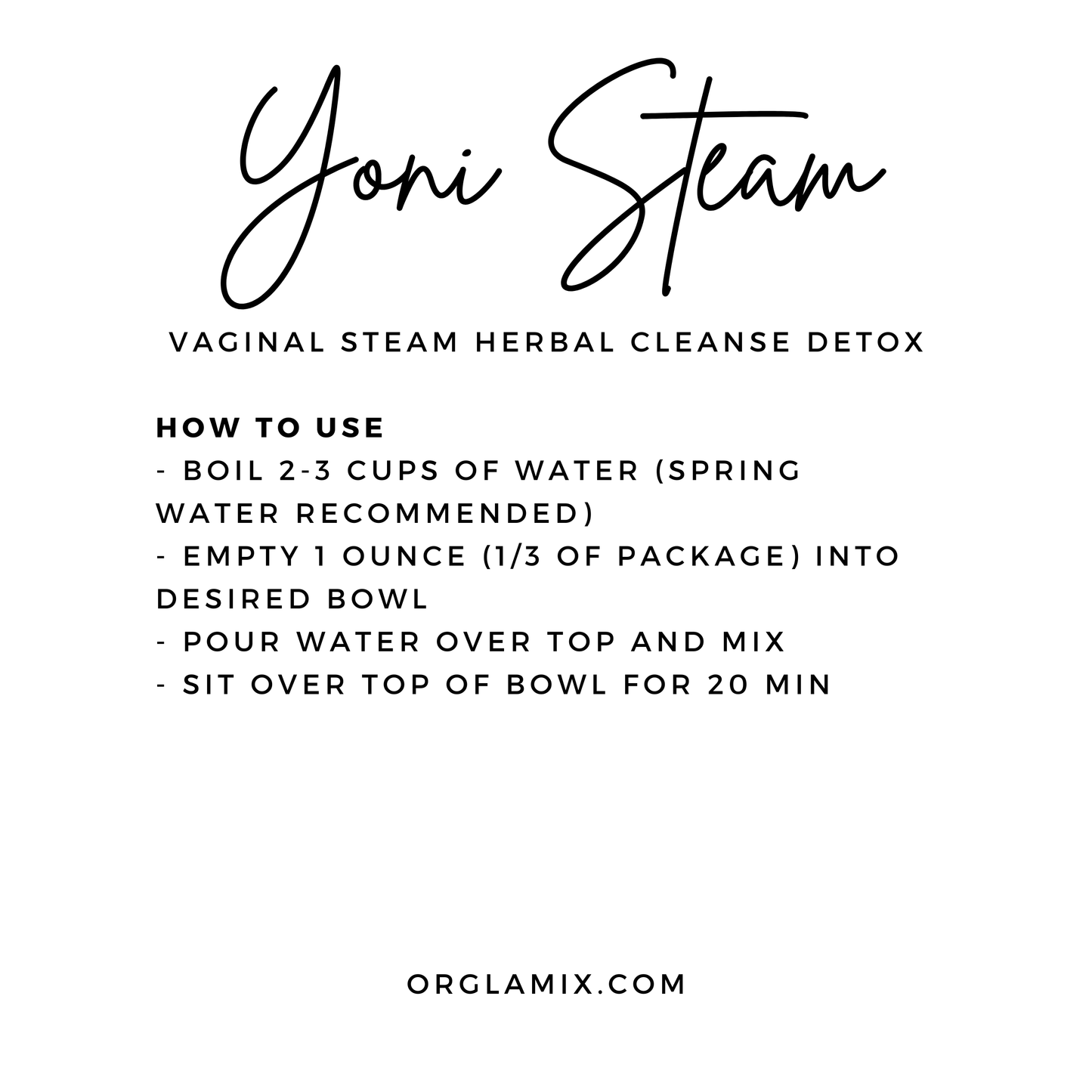 Yoni Steam Herbal Vtox | V Steaming - Vagina Chai Yok Bajo