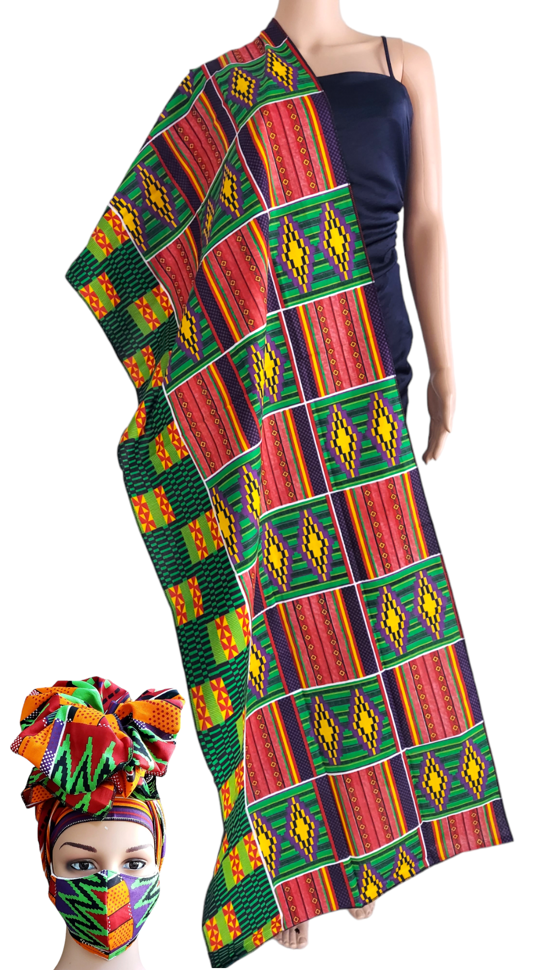 Scarf Headwrap/ African Print