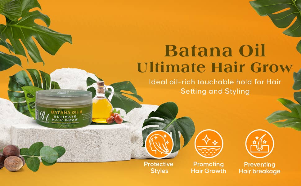 Batana Oil Ultimate Hair Grow - Daily Use - 8oz