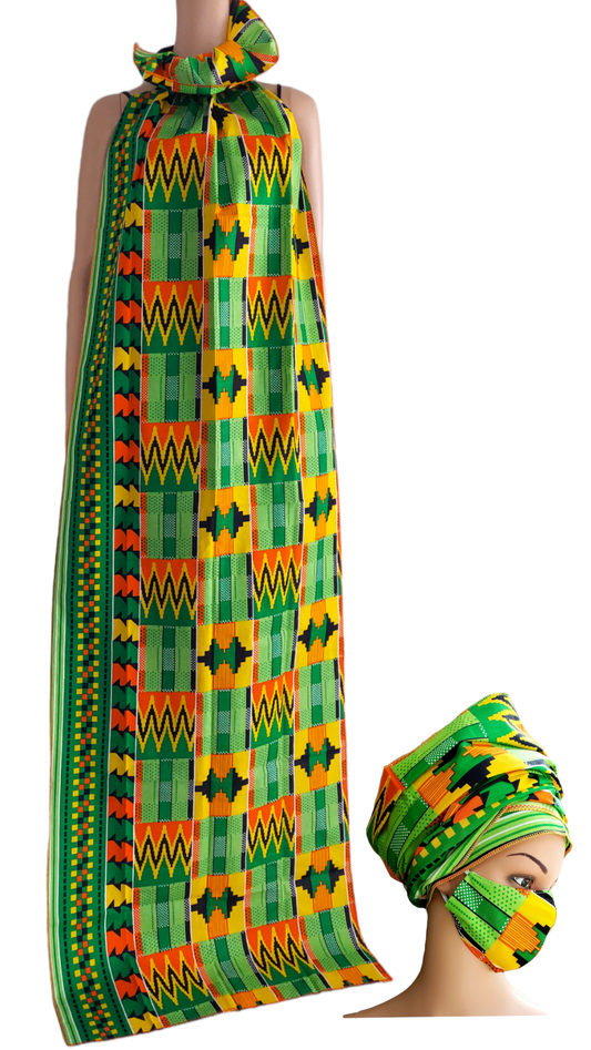 Scarf Headwrap/ African  Print9