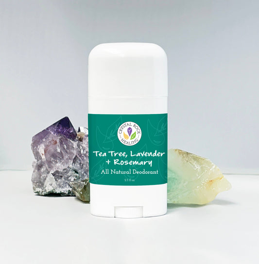 All Natural Deodorant- Tea Tree, Rosemary, Lavender 2.5oz