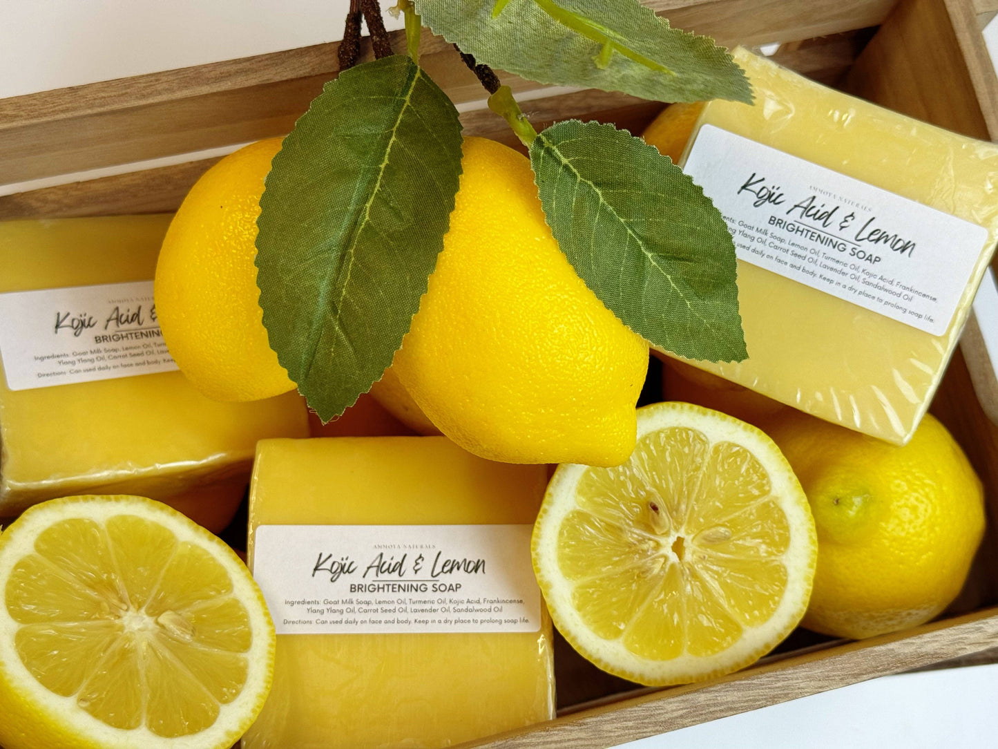 Lemon Kojic Acid Skin Brightening Soap