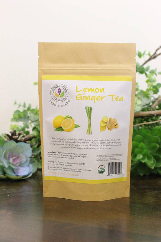 Lemon Ginger Tea Bag 20ct Organic