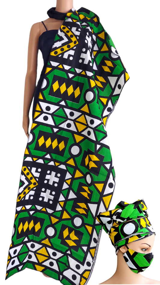 Scarf Headwrap/ African  Print10