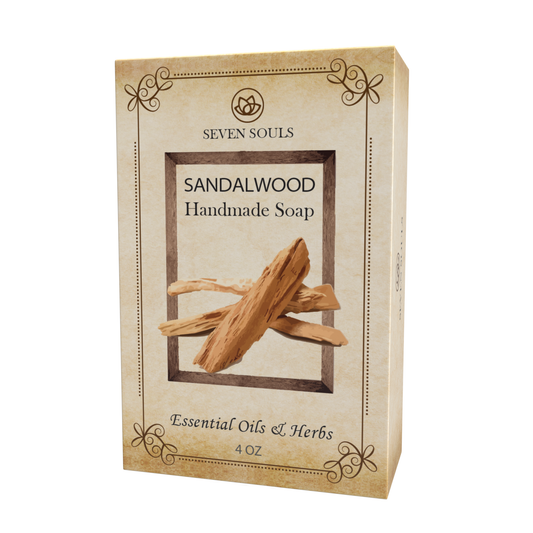 SANDALWOOD Handmade Soap with Essential Oils