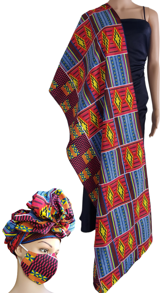 Scarf Headwrap/ African  Print5