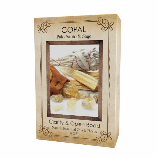 Copal, Palo Santo, Sage  Handmade Soap with Essential Oils 