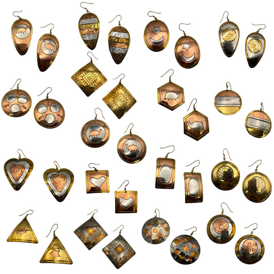 Boho Brass Earrings